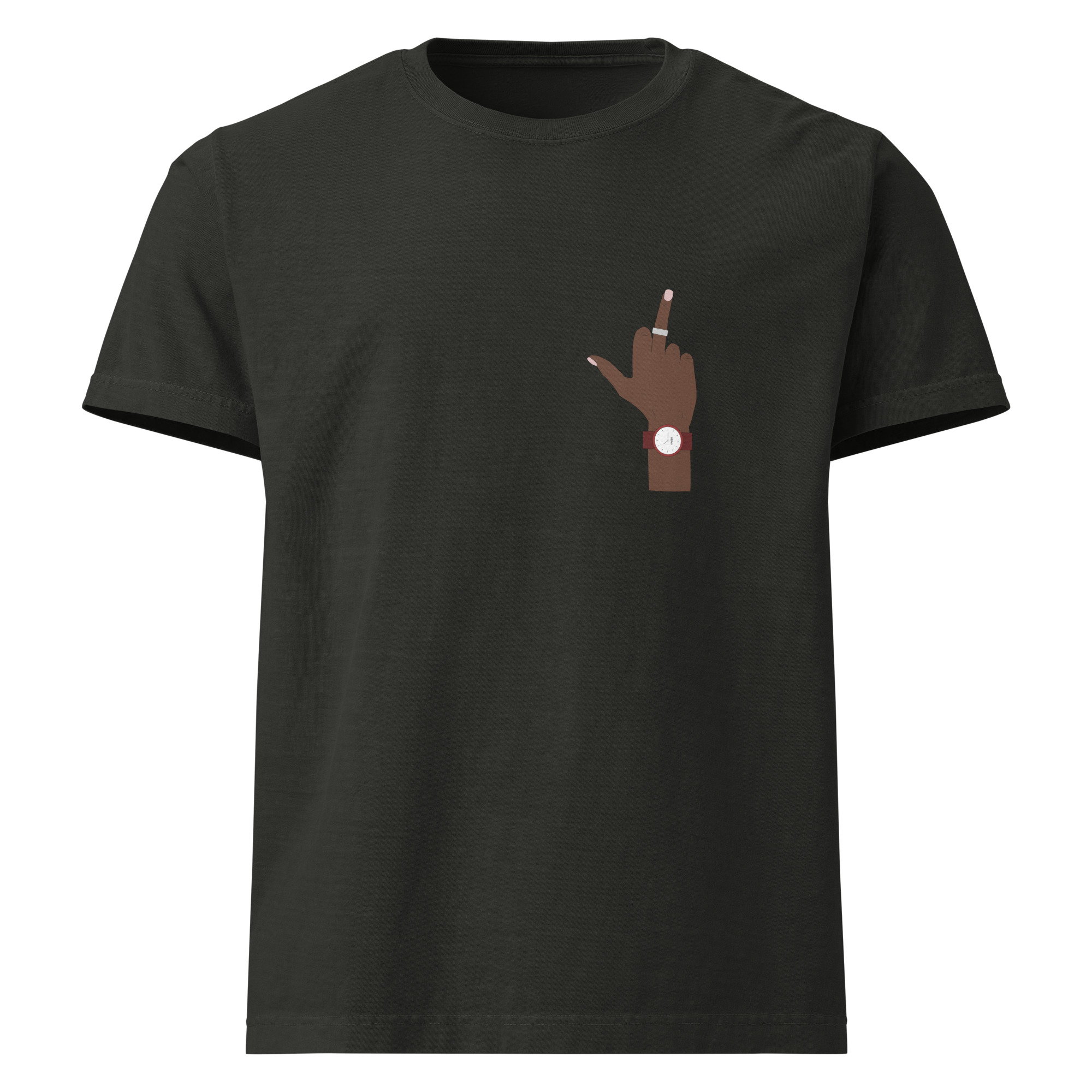 UAT Unisex Heavyweight Tee - Black