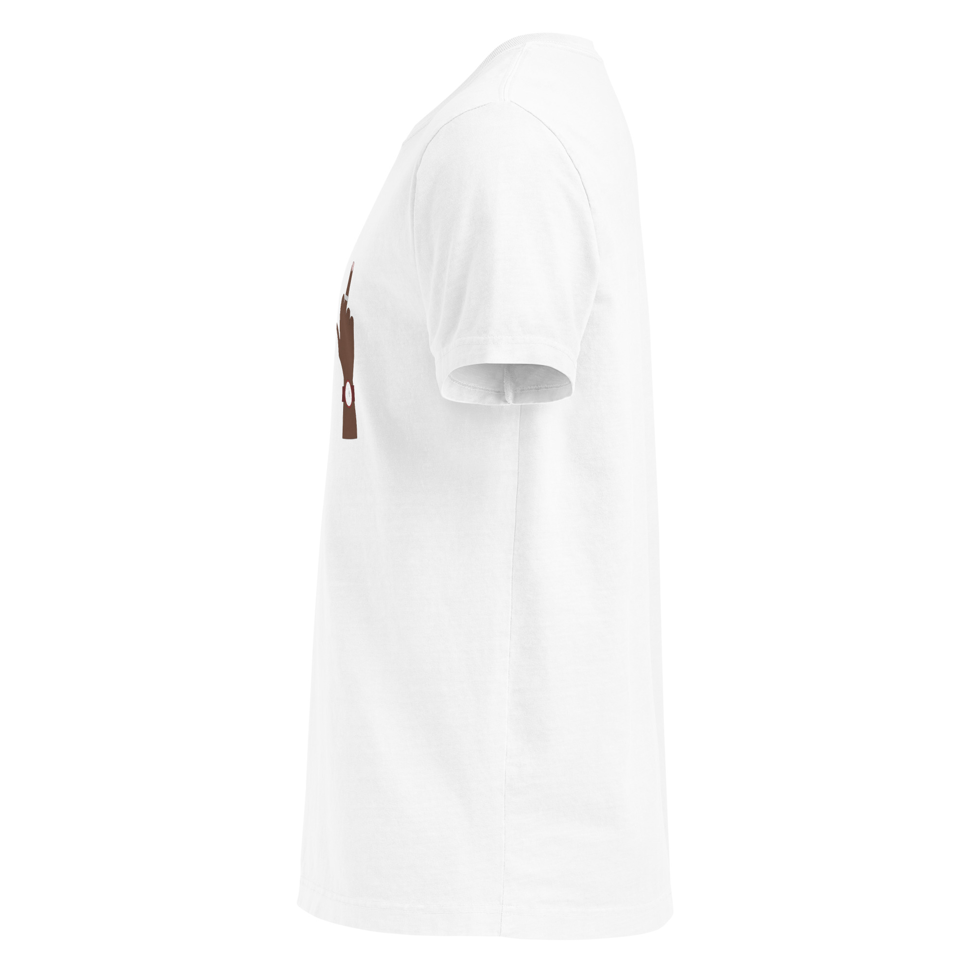 UAT Unisex heavyweight Tee - White - Image 3